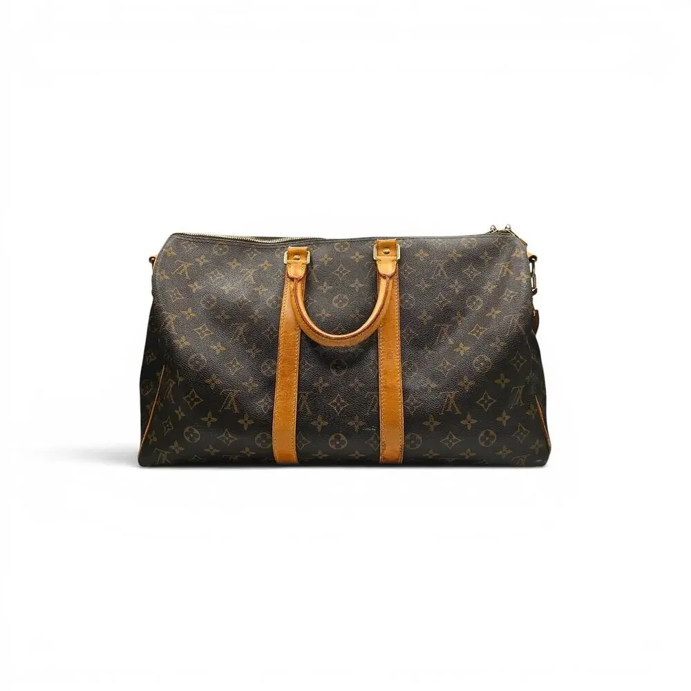 Louis Vuitton Keepall Bandouliere 45 Monogram Canvas Travel Duffle Bag Preowned